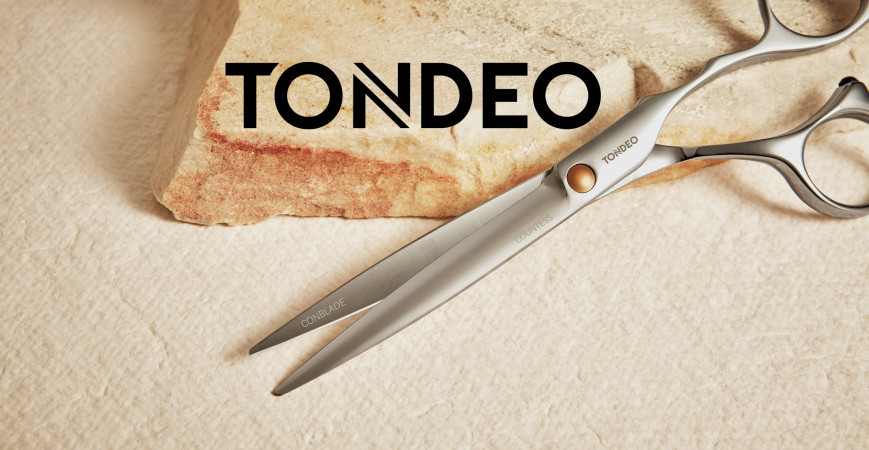 TONDEO:  La marca premium de tijeras para los profesionales del Hairstyling.